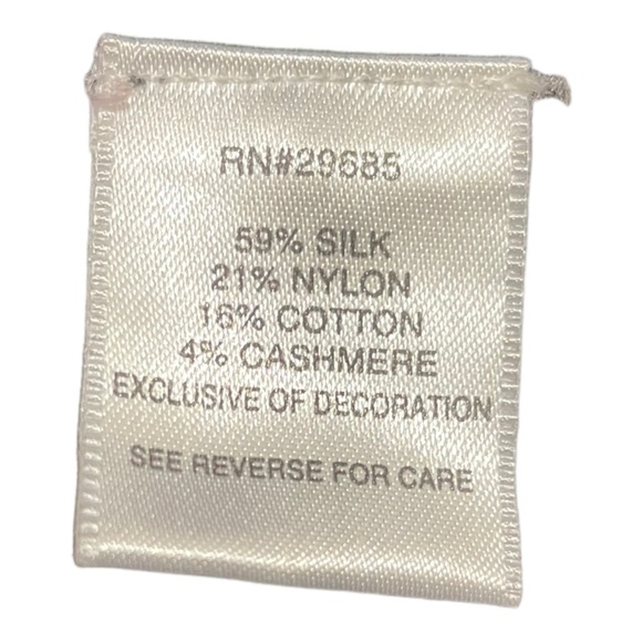 Pendleton womens cardigan front button sequins lined silk cashmere blend Small - Picture 9 of 9